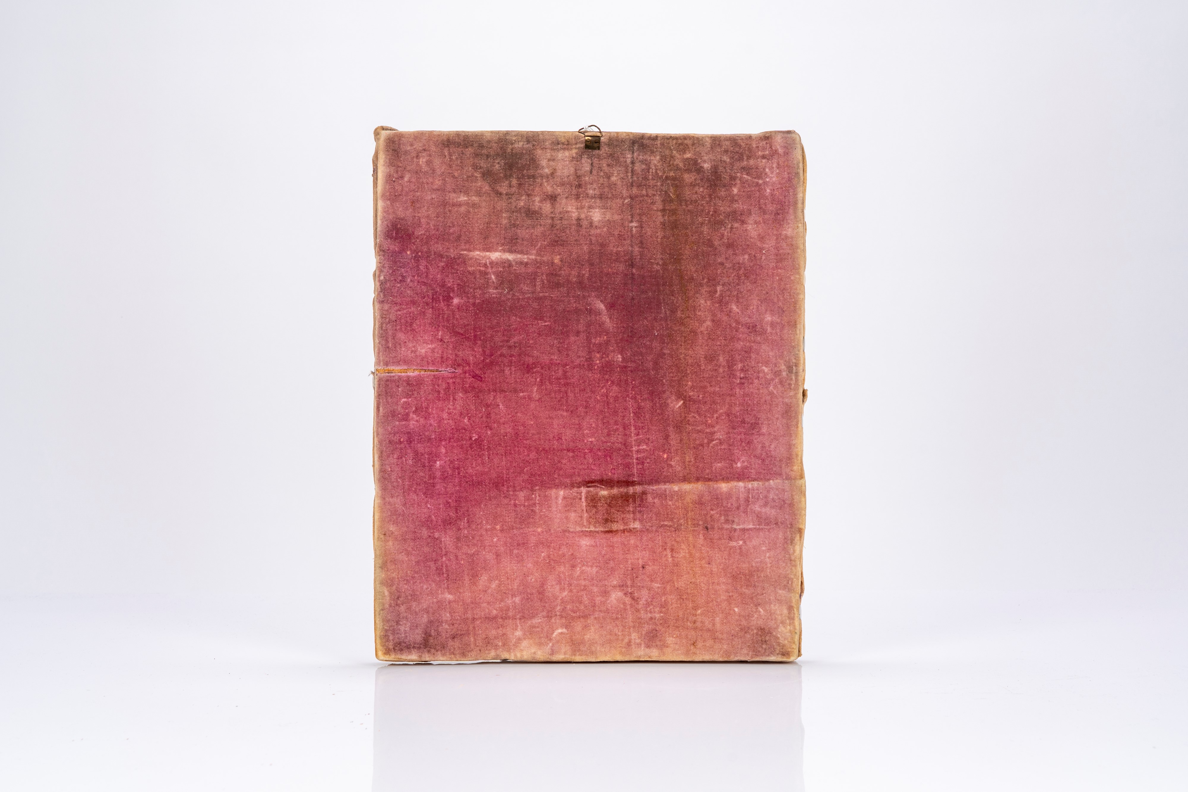 Icona su tavola raffigurante l’apparizione della Vergine a san Sergio di Radonež, fondatore del M...