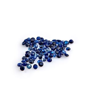 Lotto di zaffiri in cartina per totale ct 5,71