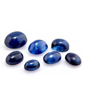 Lotto di zaffiri in cartina per totale ct 18,52