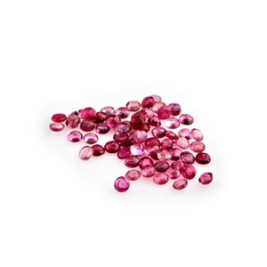 Lotto di rubini in cartina per totale ct 6,77