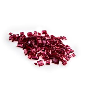 Lotto di rubini in cartina per totale ct 9,26