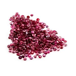 Lotto di rubini in cartina per totale ct 24,65