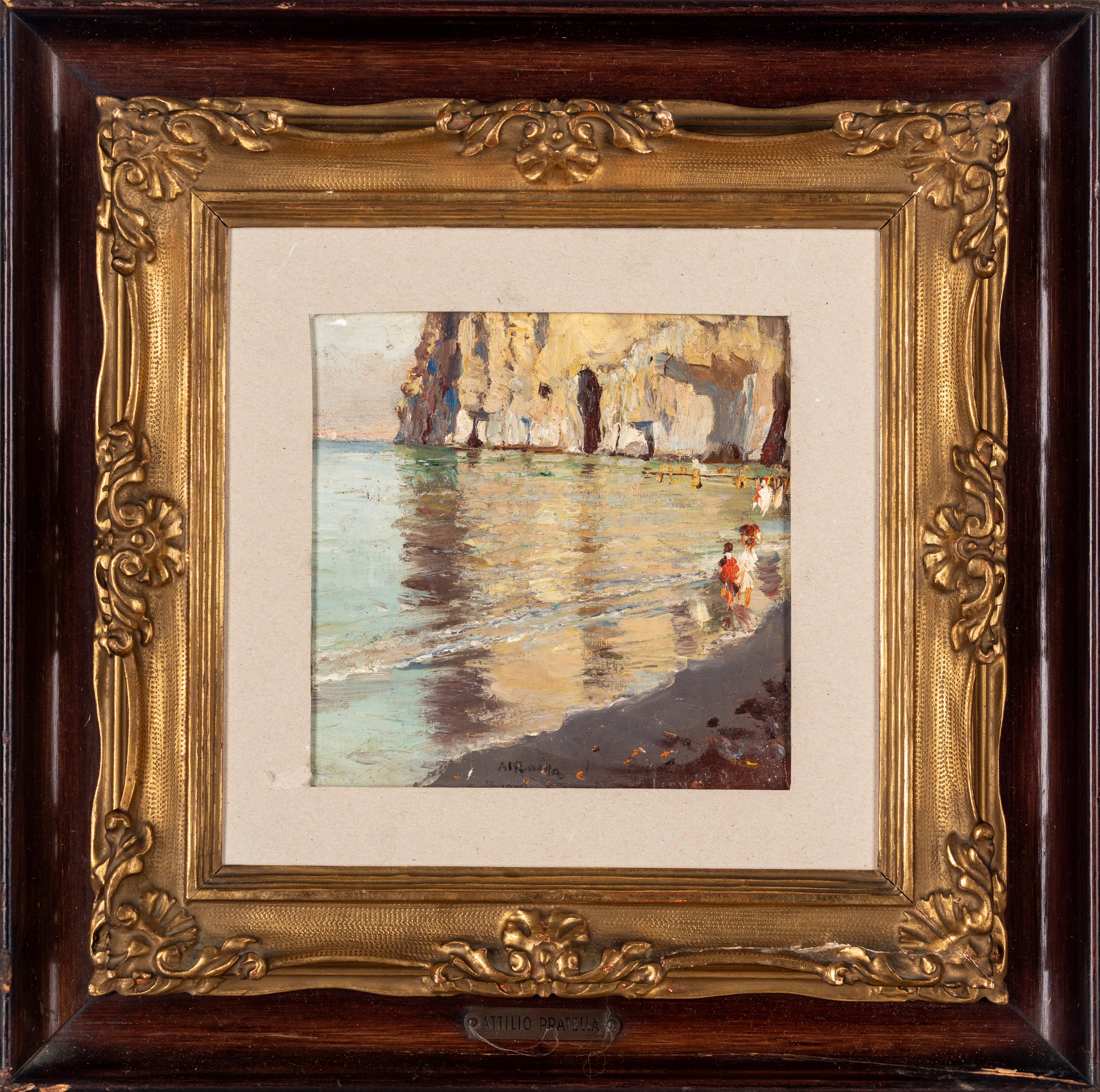 Attilio Pratella - Sulla Riva a Capri