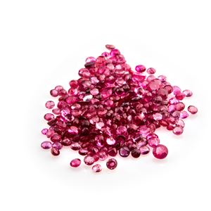 Lotto di rubini in cartina per totale ct 20,03