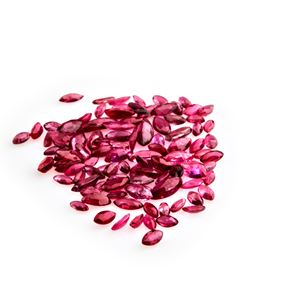 Lotto di rubini in cartina per totale ct 12,23