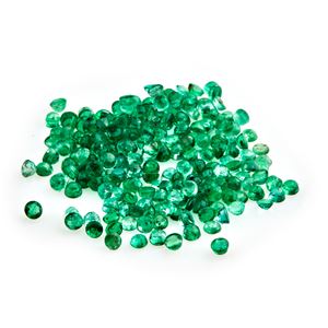 Lotto di smeraldi in cartina per totale ct 14,38