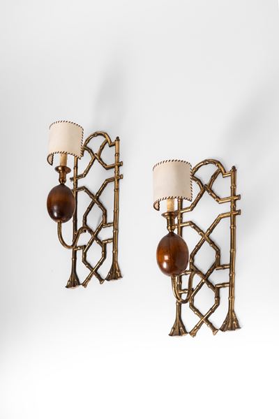 Coppia di Lampade da Parete
