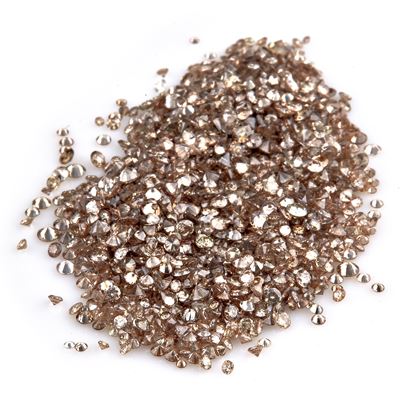 Lotto di Diamanti Light Brown in Cartina per Totale Ct 38,04