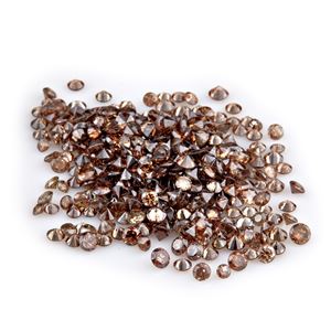 Lotto di diamanti brown in cartina per totale ct 22,63