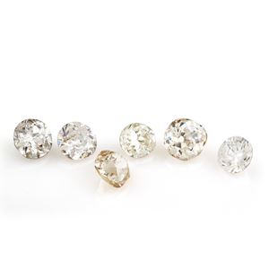 Lotto di diamanti cava vecchia in cartina per totale ct 3,11