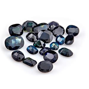 Lot of sapphires in paper for a total of 36.00 ct