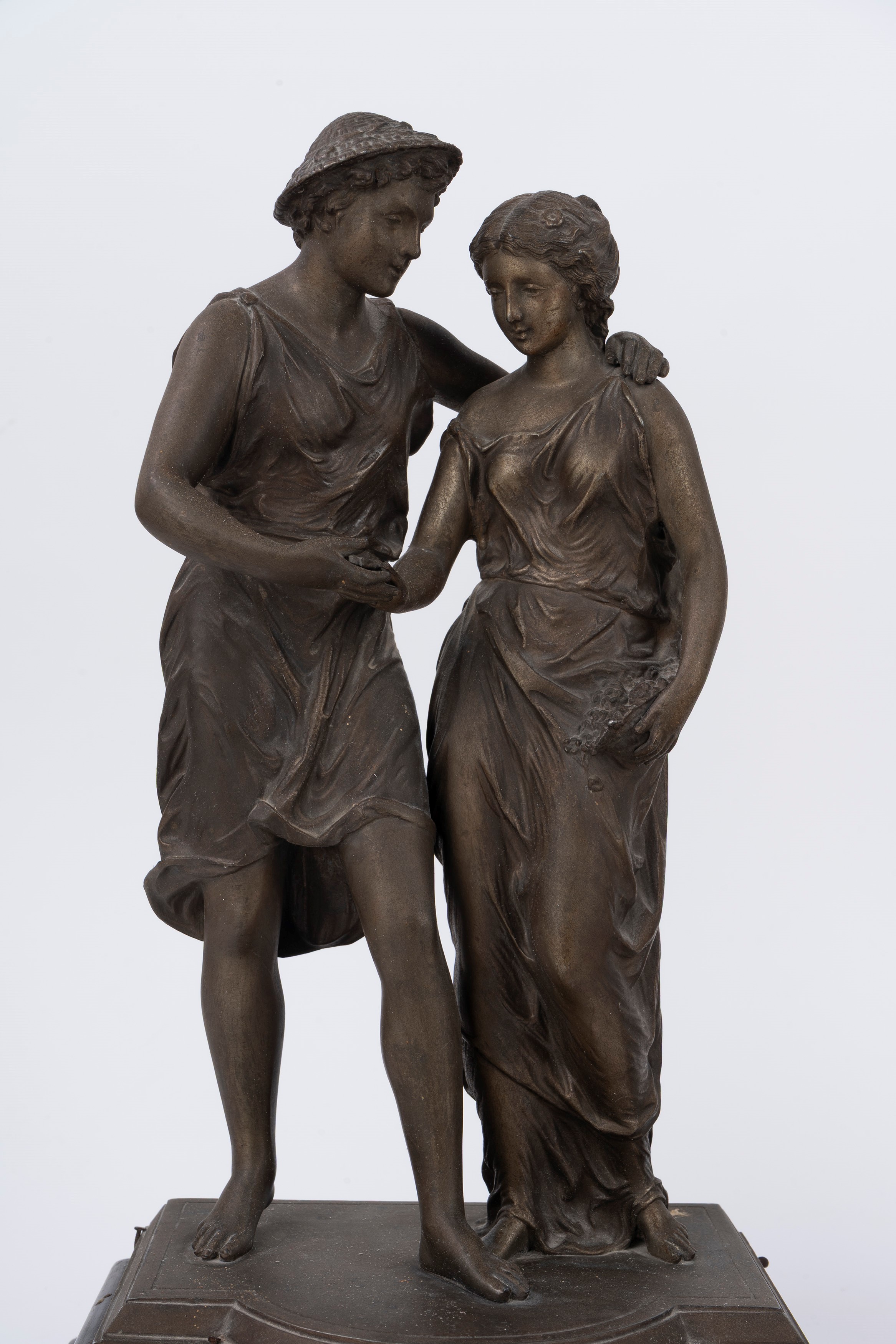 Due Gruppi Scultorei in Bronzo, Francia Fine Secolo XIX