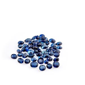 Lotto di zaffiri in cartina per totale ct 8,75