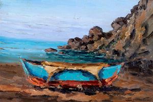 Colantuoni Luigi - Torre del Greco - Boat on sand