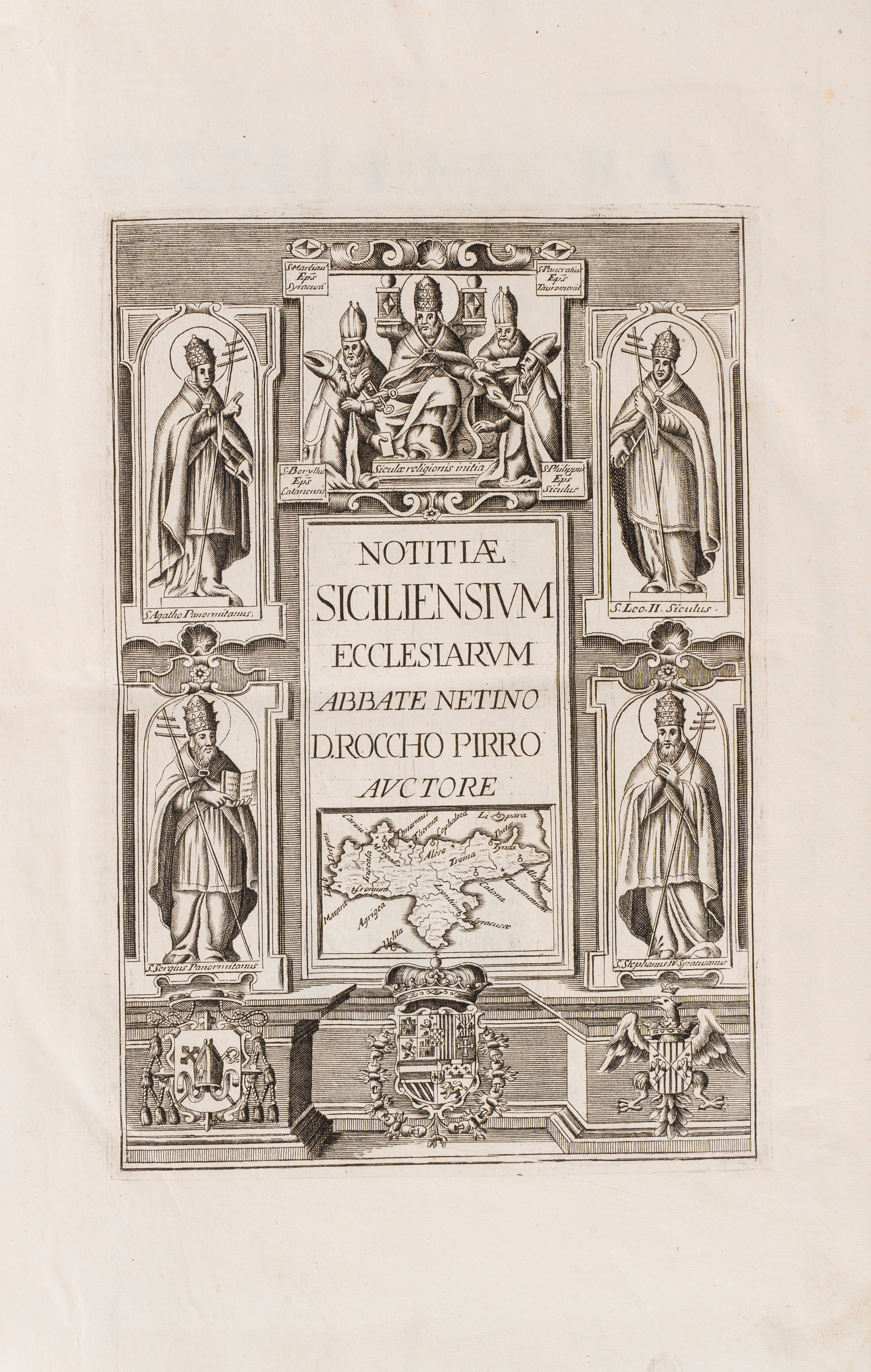 Sicilia sacra disquisitionibus, et notitiis illustrata, ubi libris quatuor