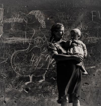 Pregnant Woman With Child in Warsaw