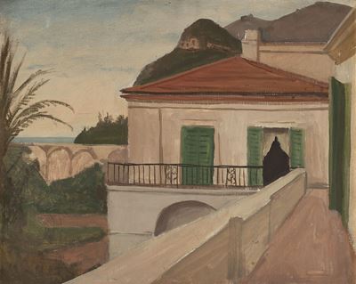 Litorale campano, olio su tela, 57x71 cm, 1934-36