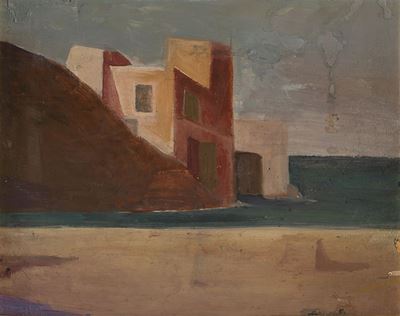 Capri - olio su tavola