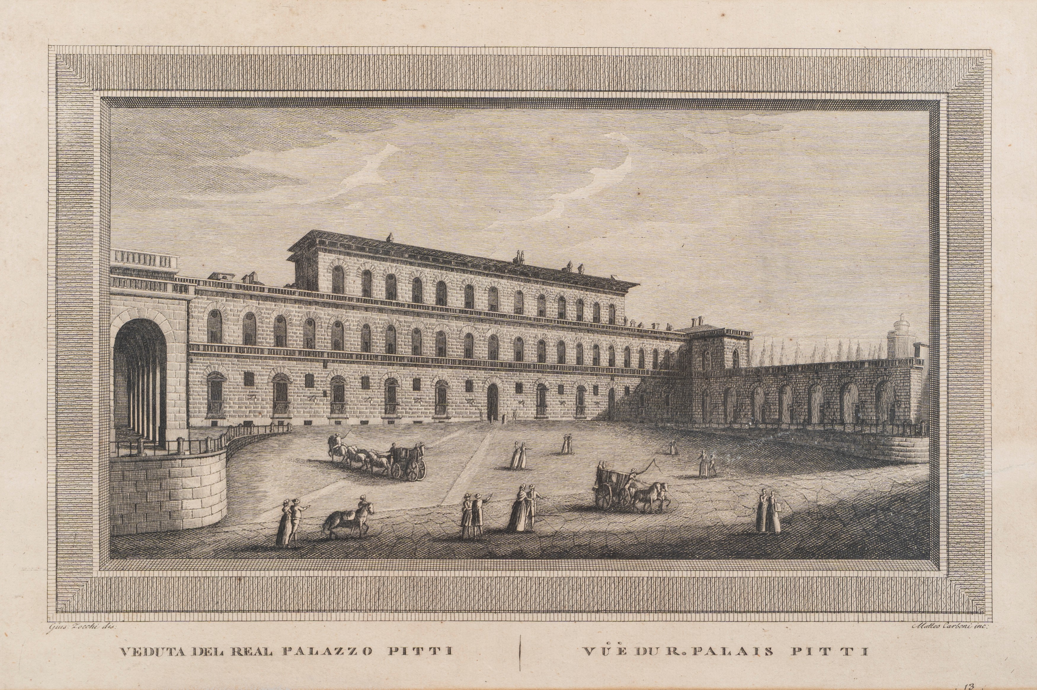 Serie di Ventiquattro Incisioni con Vedute di Firenze, Secolo XIX