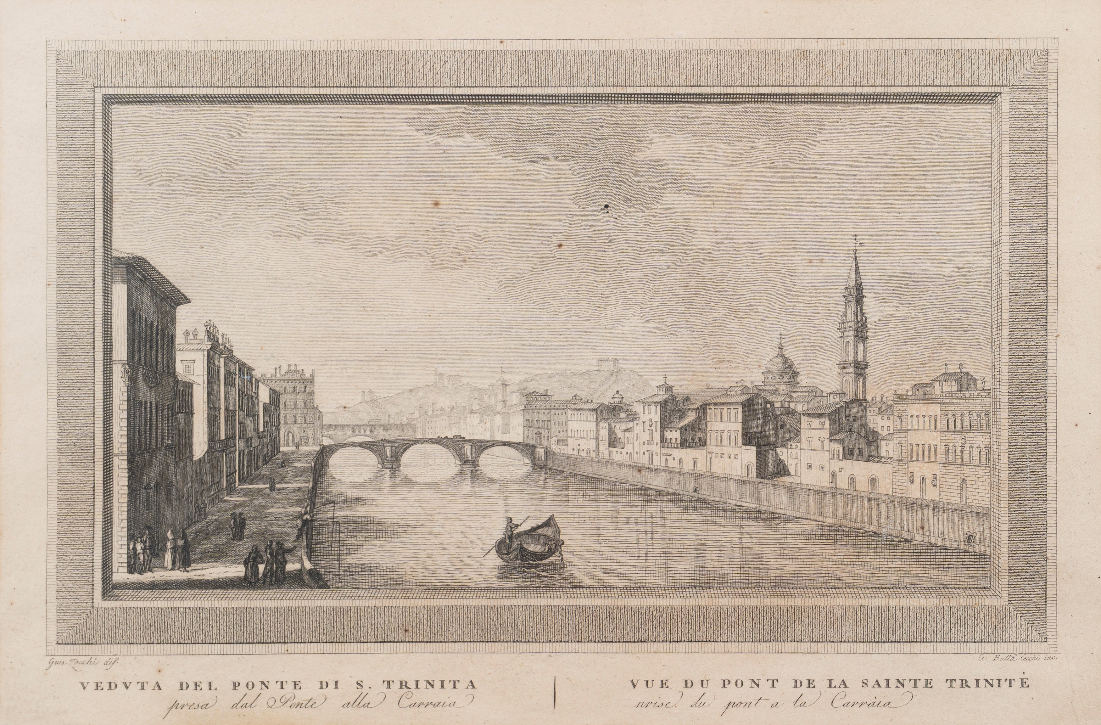Serie di Ventiquattro Incisioni con Vedute di Firenze, Secolo XIX