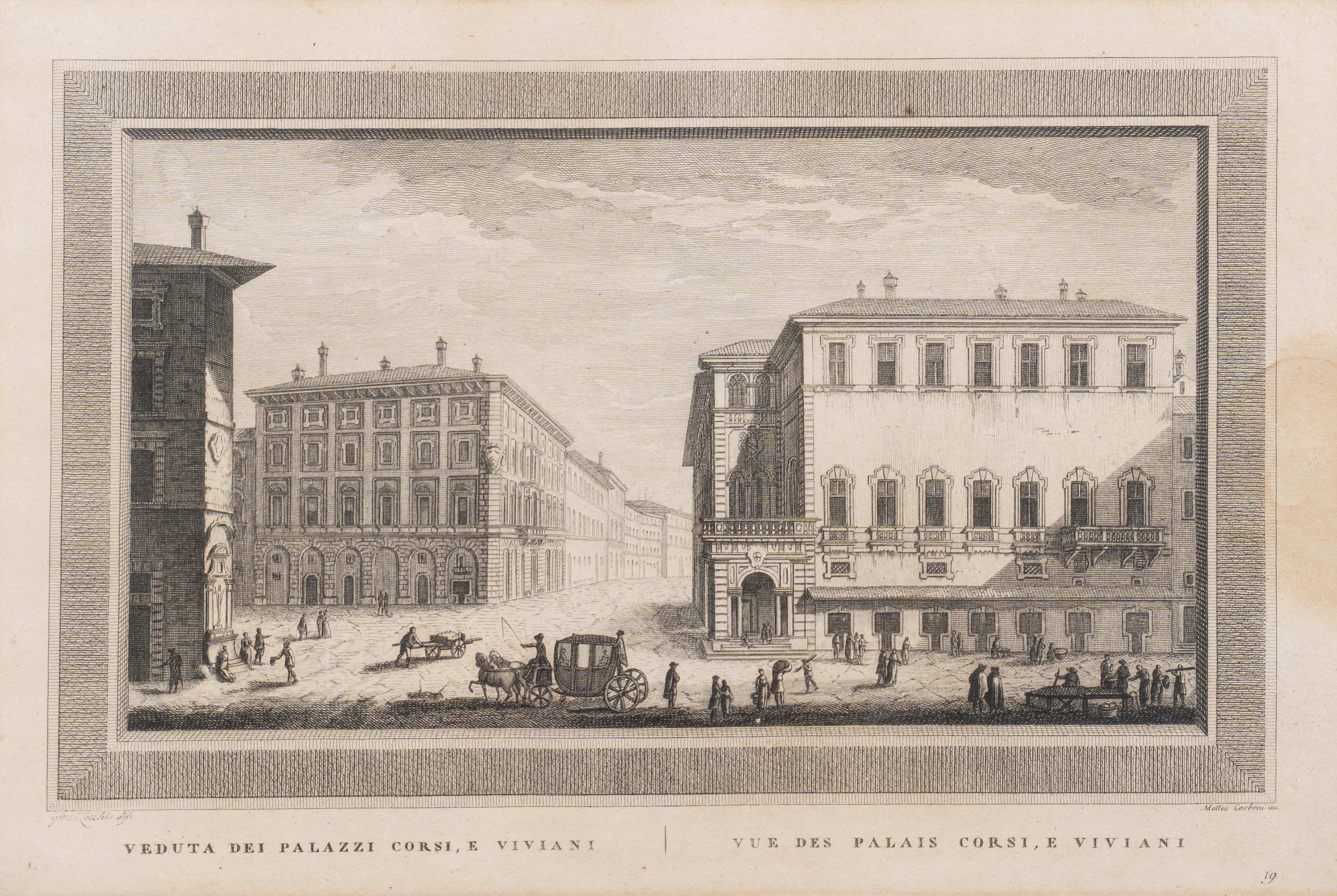 Serie di Ventiquattro Incisioni con Vedute di Firenze, Secolo XIX