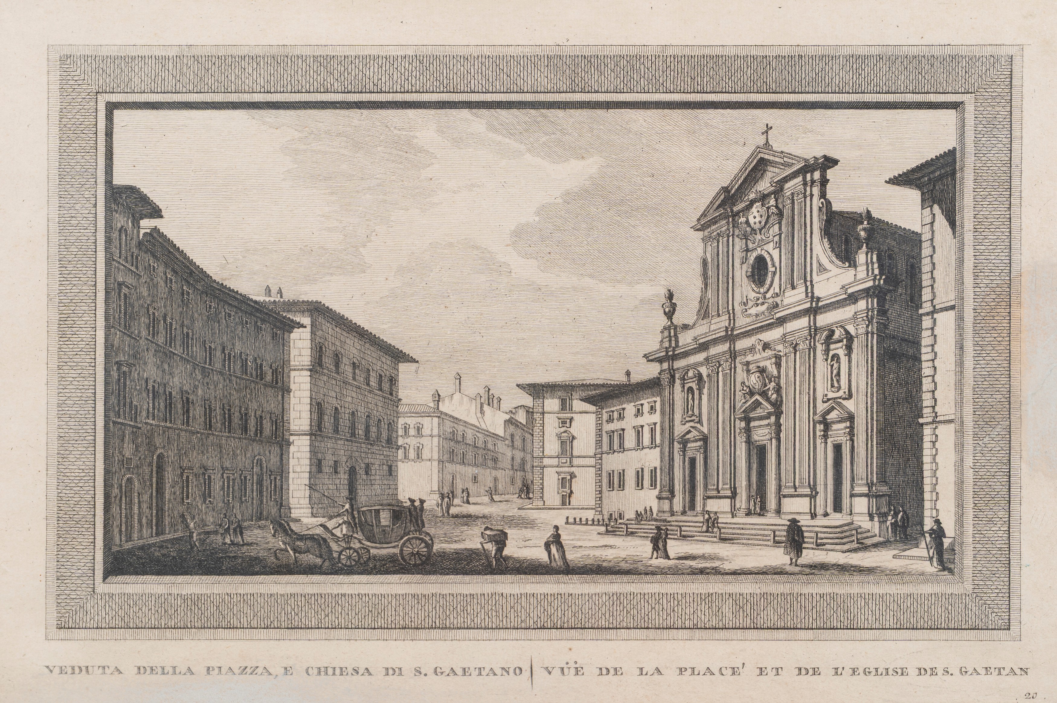 Serie di Ventiquattro Incisioni con Vedute di Firenze, Secolo XIX