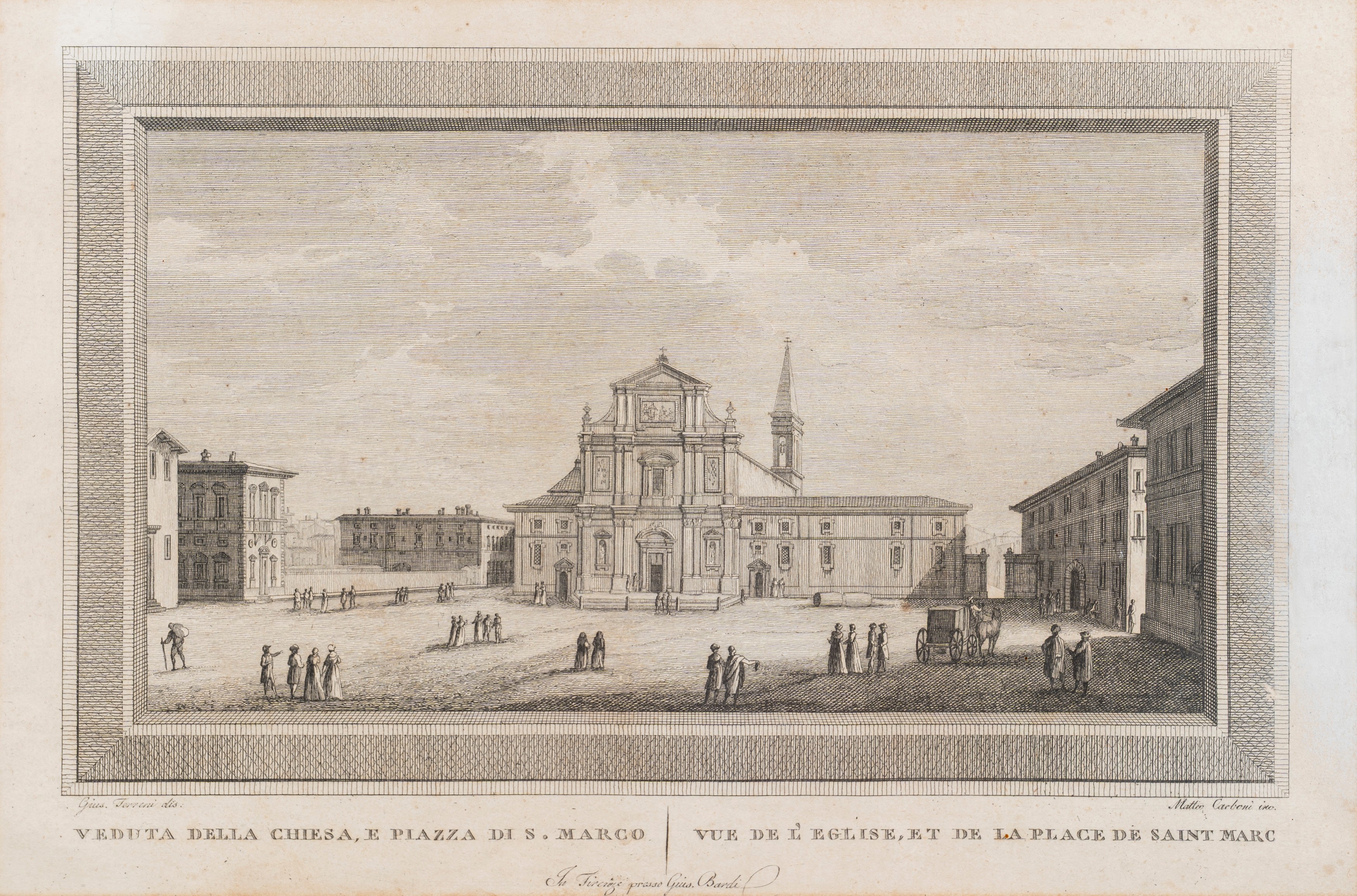 Serie di Ventiquattro Incisioni con Vedute di Firenze, Secolo XIX