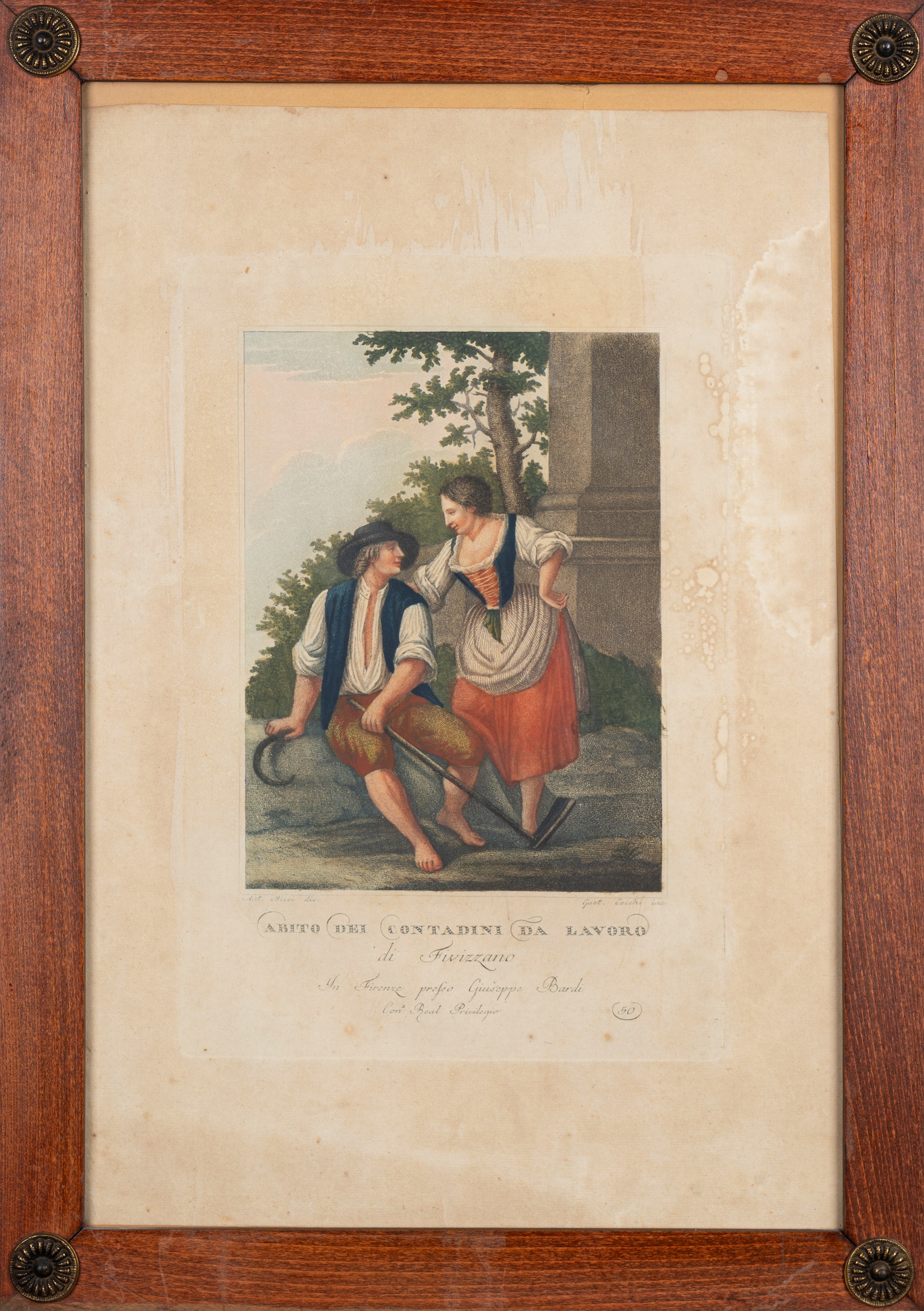 Scuola Toscana, Fine Secolo XVIII - Inizi Secolo XIX - Serie di Quindici Incisioni Raffiguranti i...