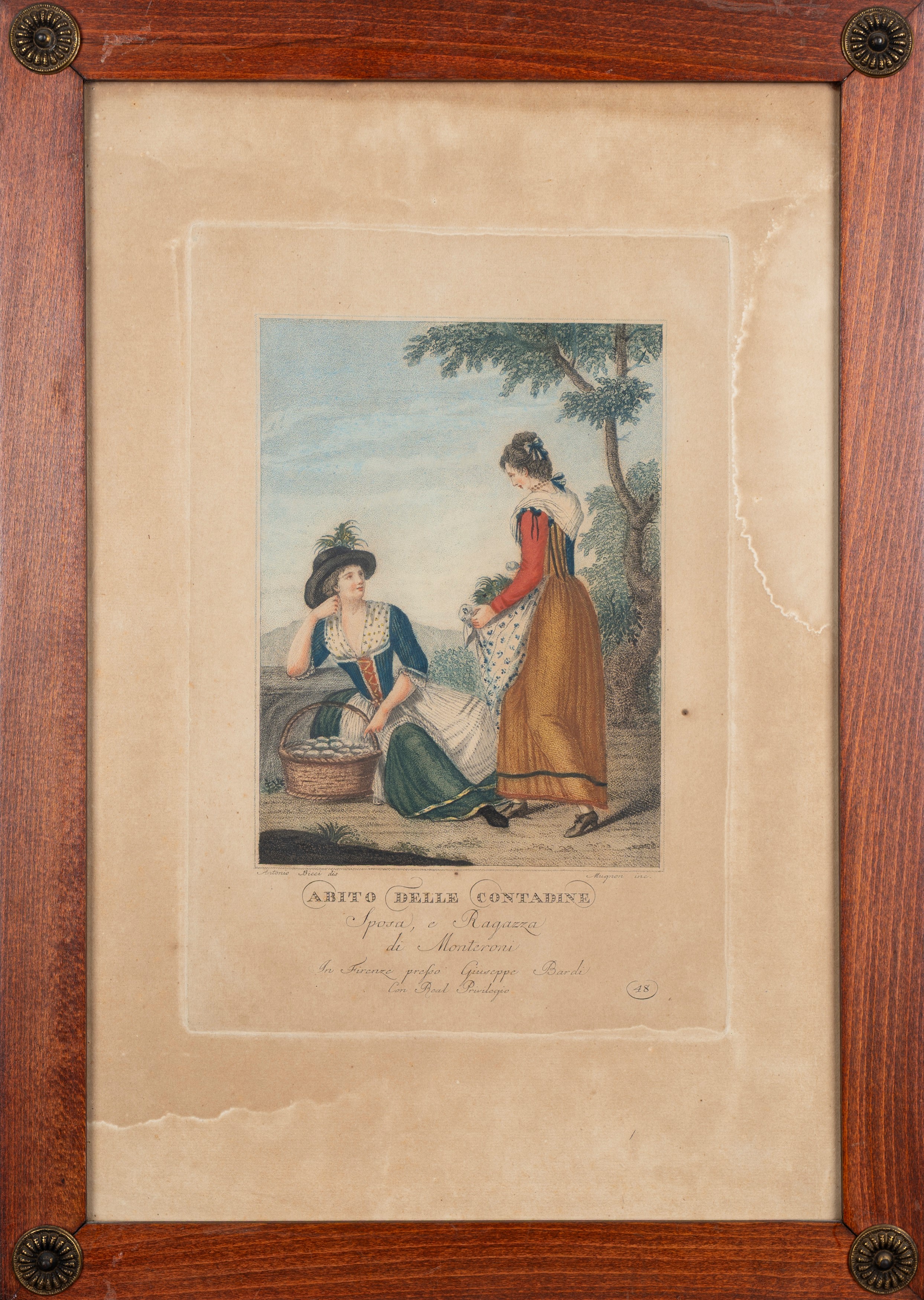 Scuola Toscana, Fine Secolo XVIII - Inizi Secolo XIX - Serie di Quindici Incisioni Raffiguranti i...