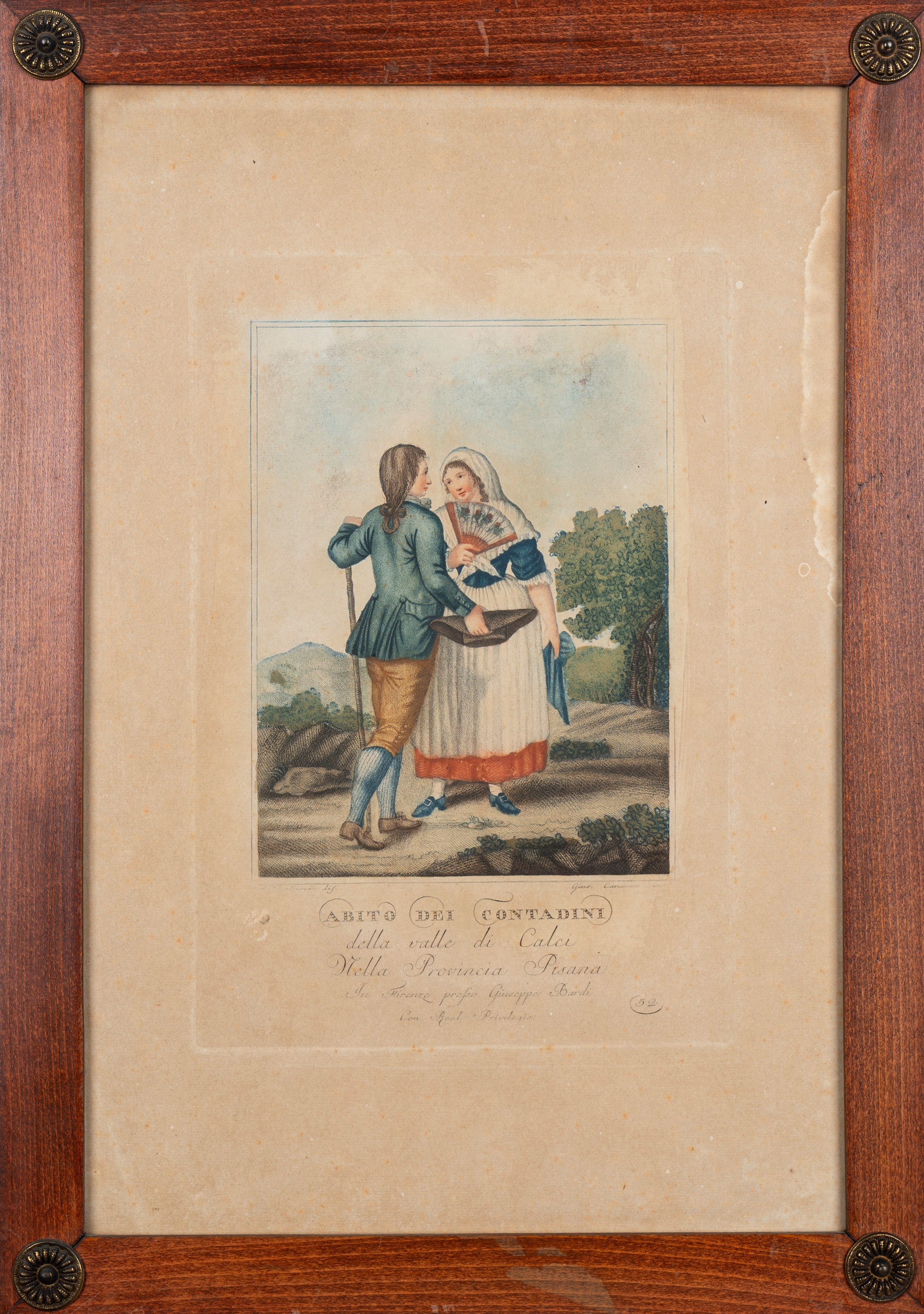 Scuola Toscana, Fine Secolo XVIII - Inizi Secolo XIX - Serie di Quindici Incisioni Raffiguranti i...