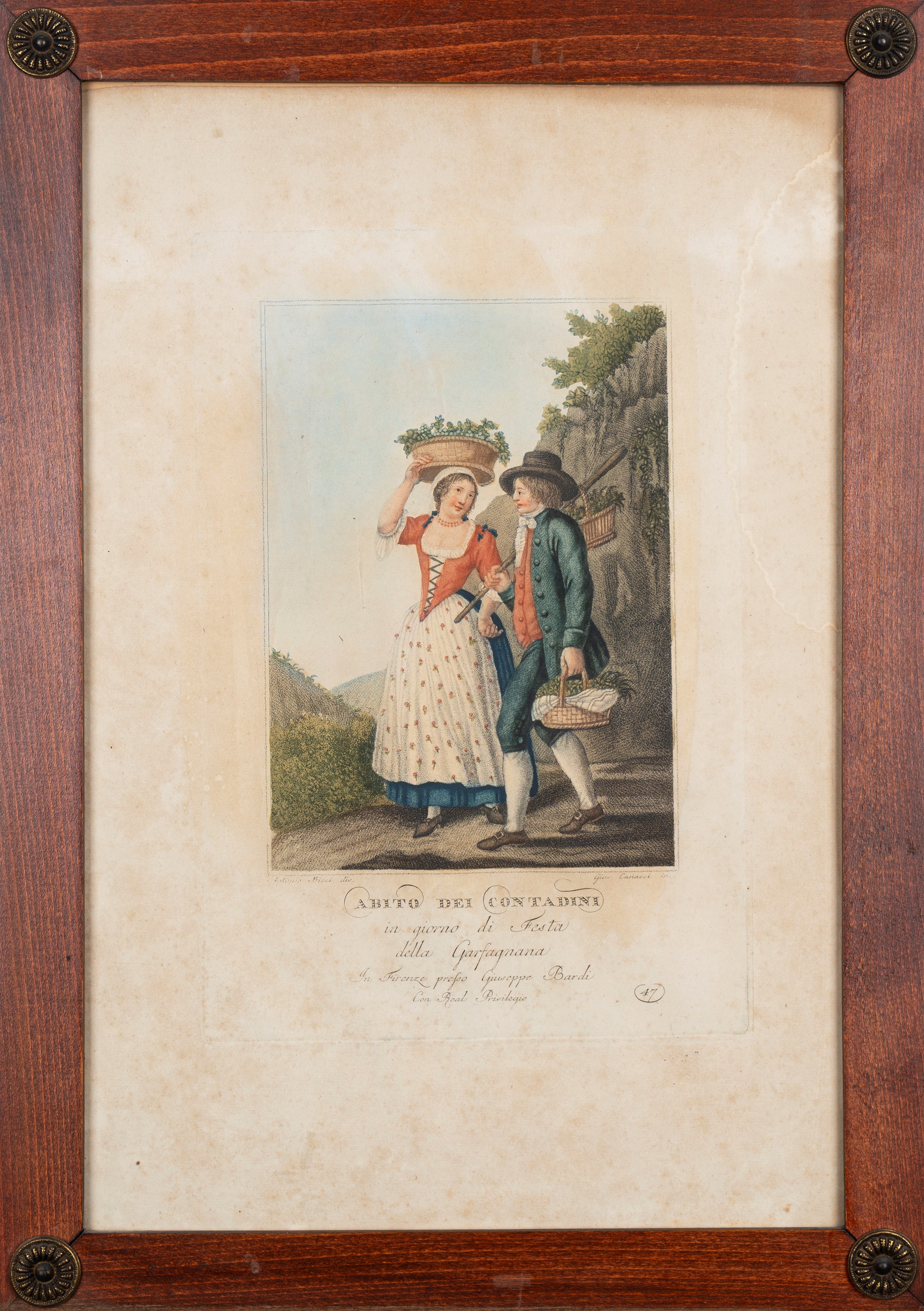 Scuola Toscana, Fine Secolo XVIII - Inizi Secolo XIX - Serie di Quindici Incisioni Raffiguranti i...