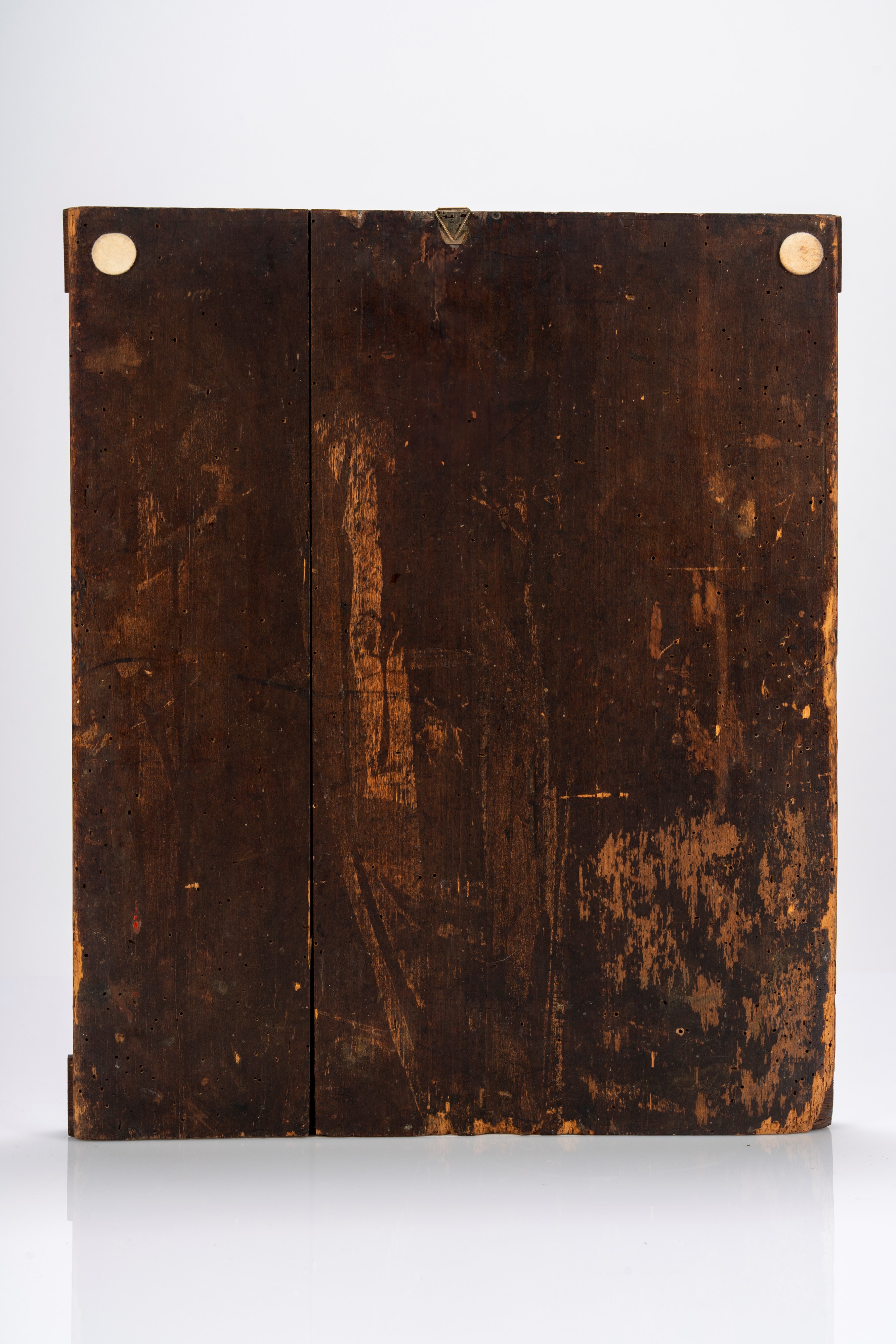 Icona a fondo oro e tempera su tavola raffigurante san Nicola di Mozhaisk con scene della sua vit...