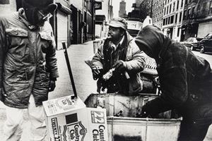 “I CAN. Organisation for homeless (money for cans & bottles), Downtown, Manhattan”, New York