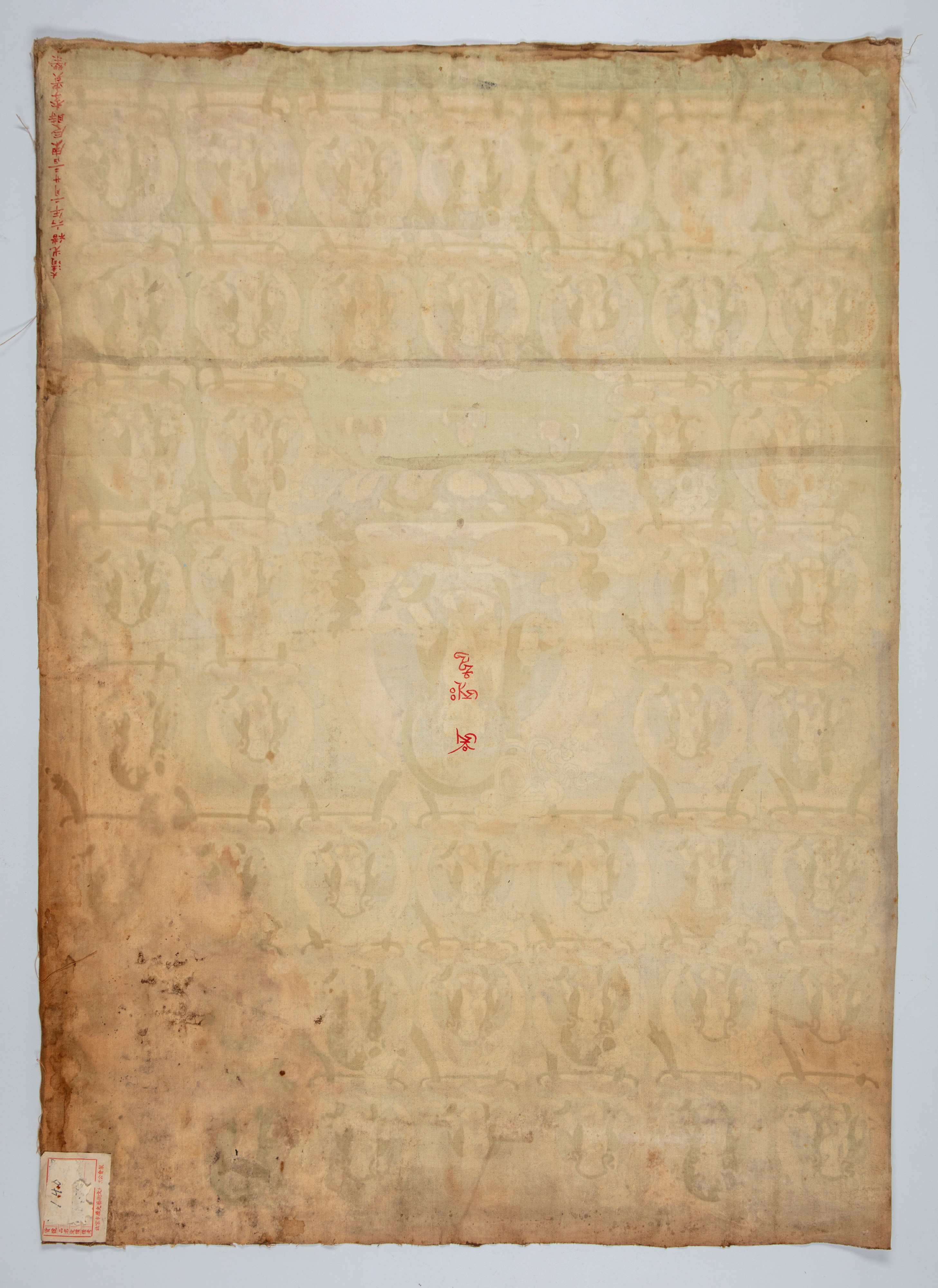 Li Guirong, Thangka raffigurante Tara Bianca con mantra dei Tre Vajra, Tibet – Cina, olio su tela...