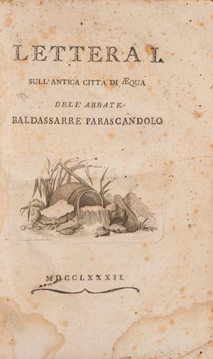 Lettera I sull'antica città di Aequa