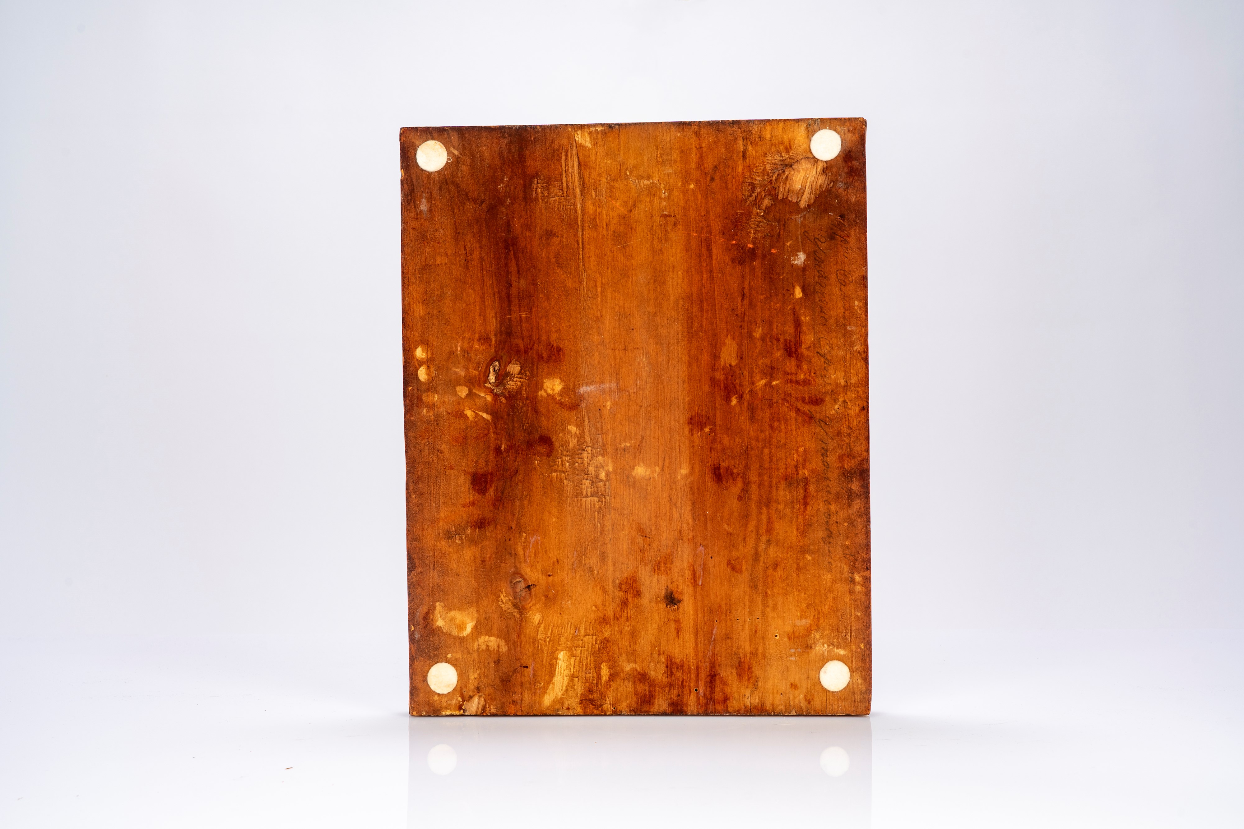 Icona quadripartita su tavola raffigurante la Madre di Dio dell’Addolcimento dei Cuori, la Madonn...