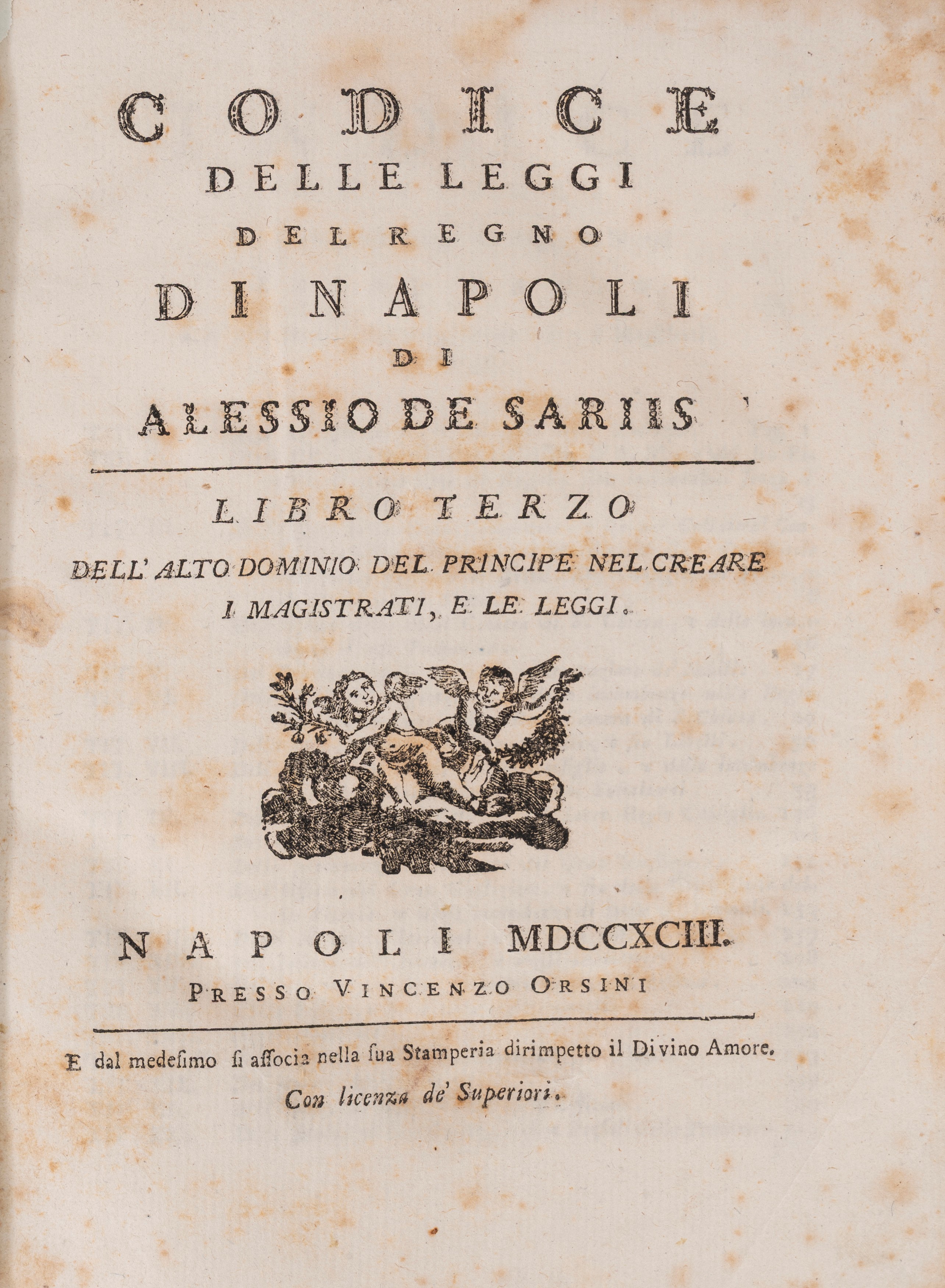 Codice delle leggi del Regno di Napoli