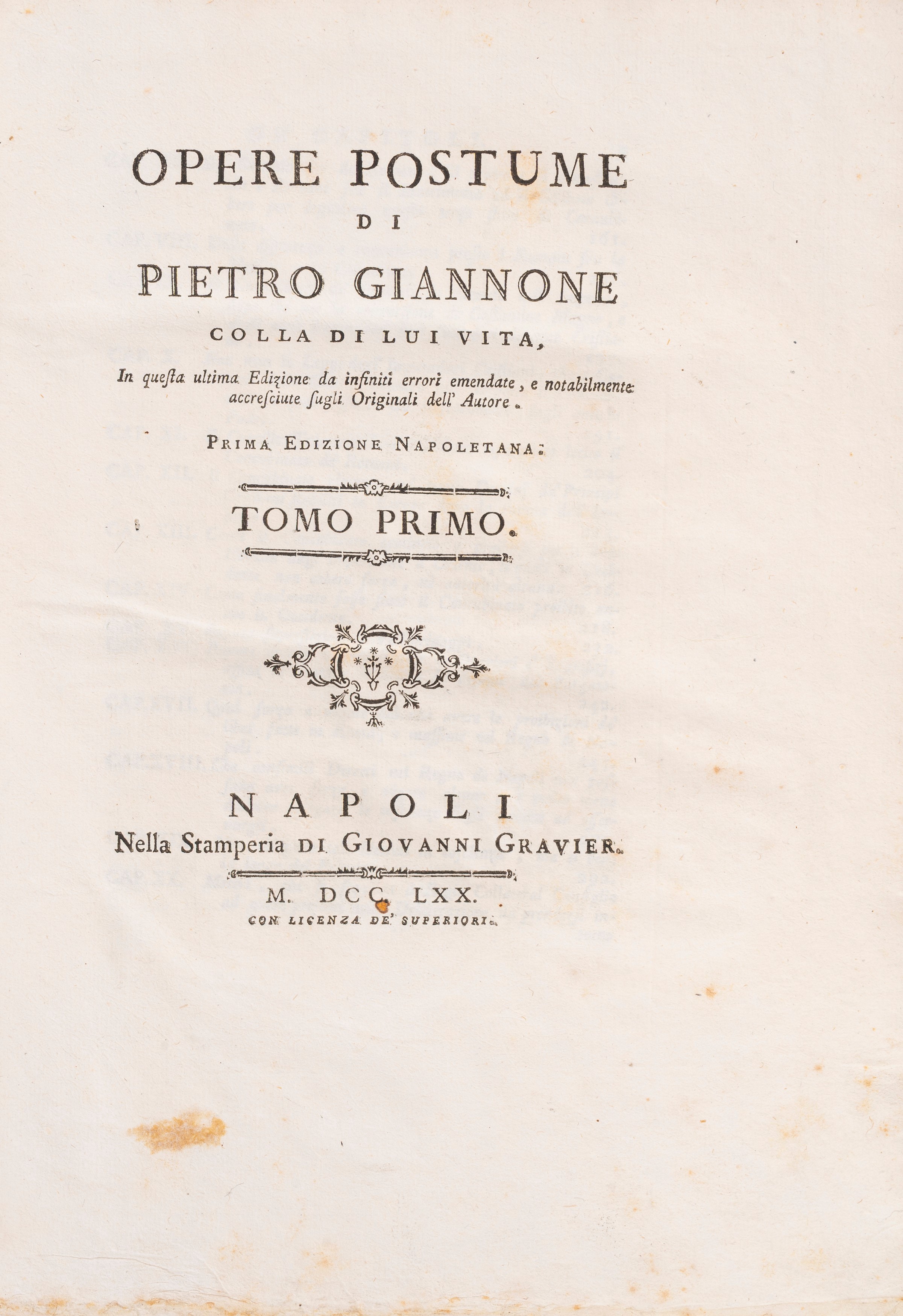 Historia neapolitana in tres tomos divisa