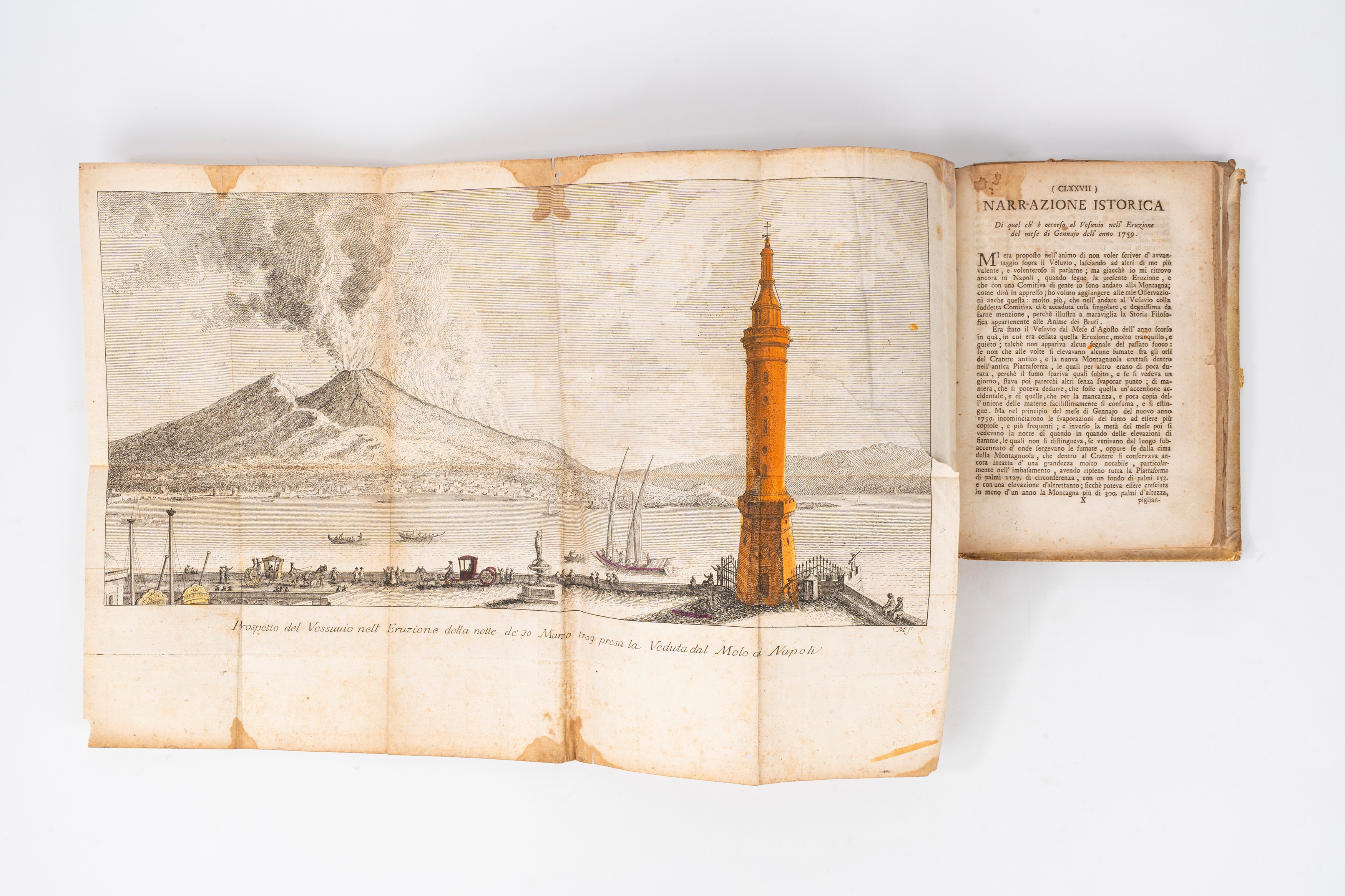 Racconto storico-filosofico del Vesuvio e particolarmente di quanto è occorso in quest'ultima eru...