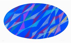 Blue oval