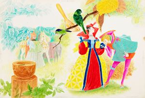 La piccola guardiana d'oche