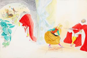 La piccola guardiana d'oche