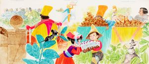 La piccola guardiana d'oche