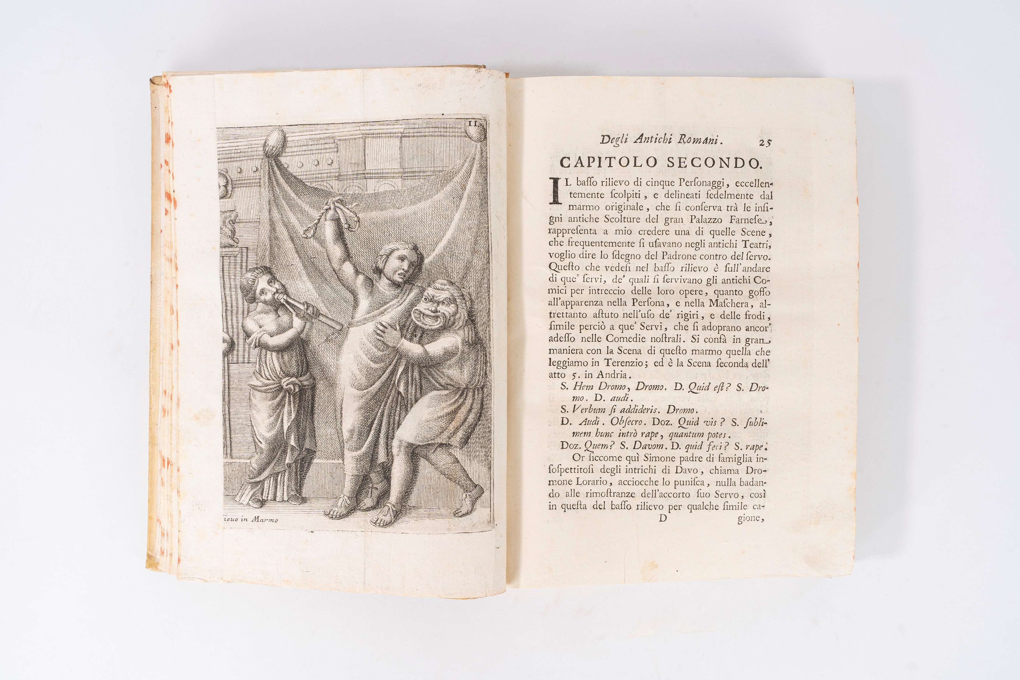 Le maschere sceniche e le figure comiche d'antichi romani