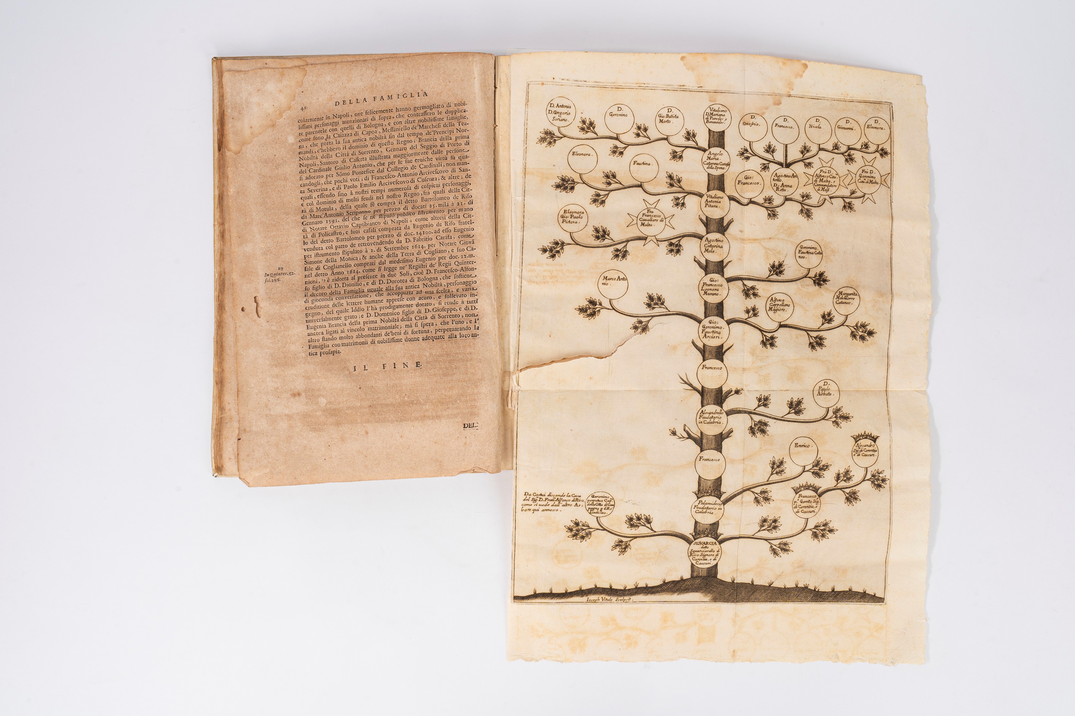 Discorsi postumi del signor Carlo De Lellis di alcune poche nobili famiglie, con l'annotationi in...