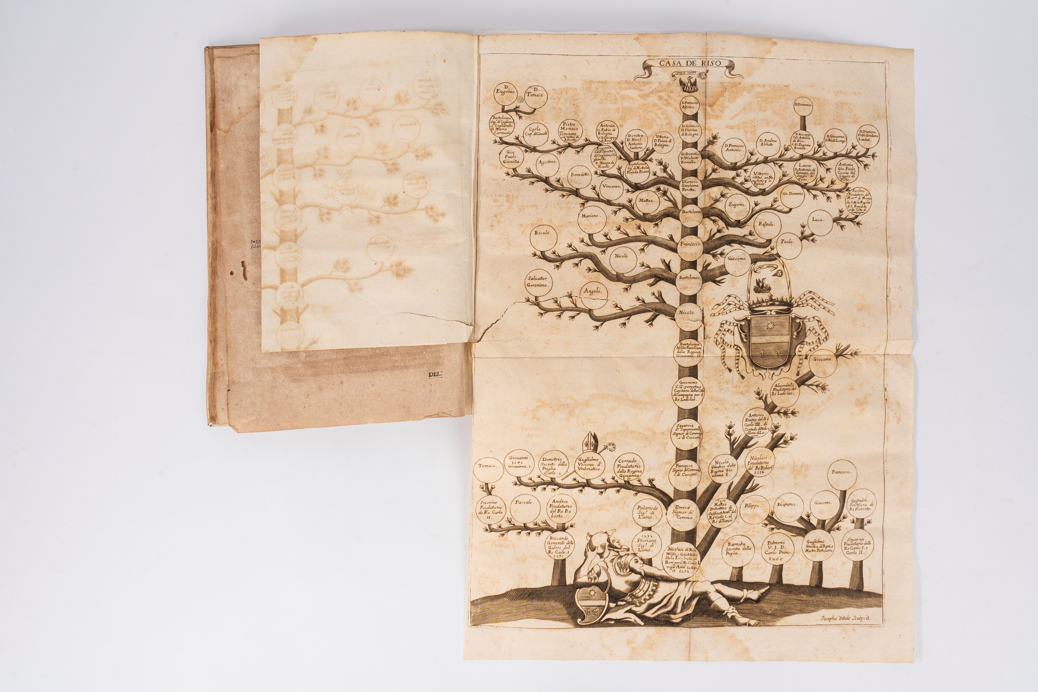 Discorsi postumi del signor Carlo De Lellis di alcune poche nobili famiglie, con l'annotationi in...