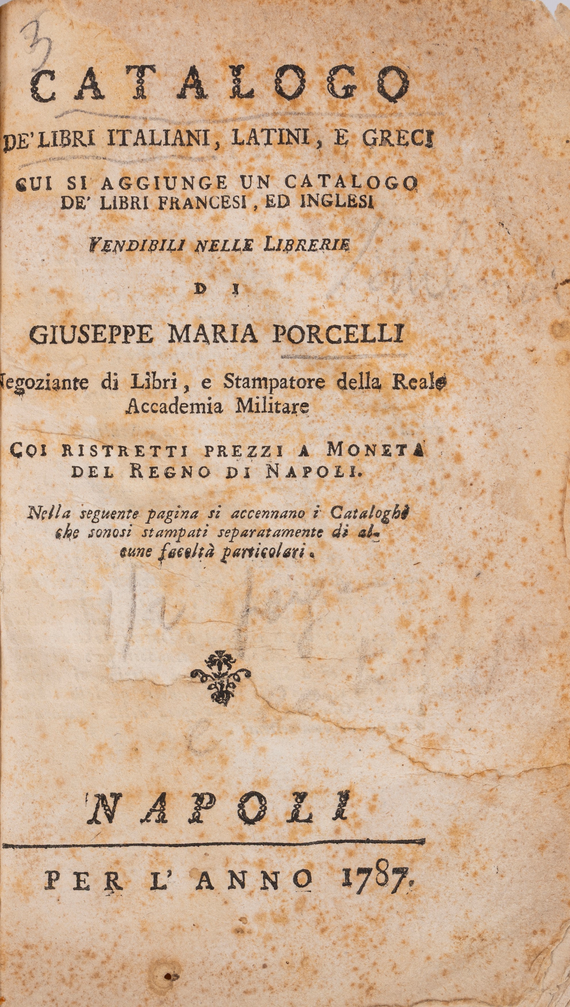 Bibliotheca Smithiana, seu Catalogus Librorum D. Josephi Smithii Angli per cognomina authorum dis...