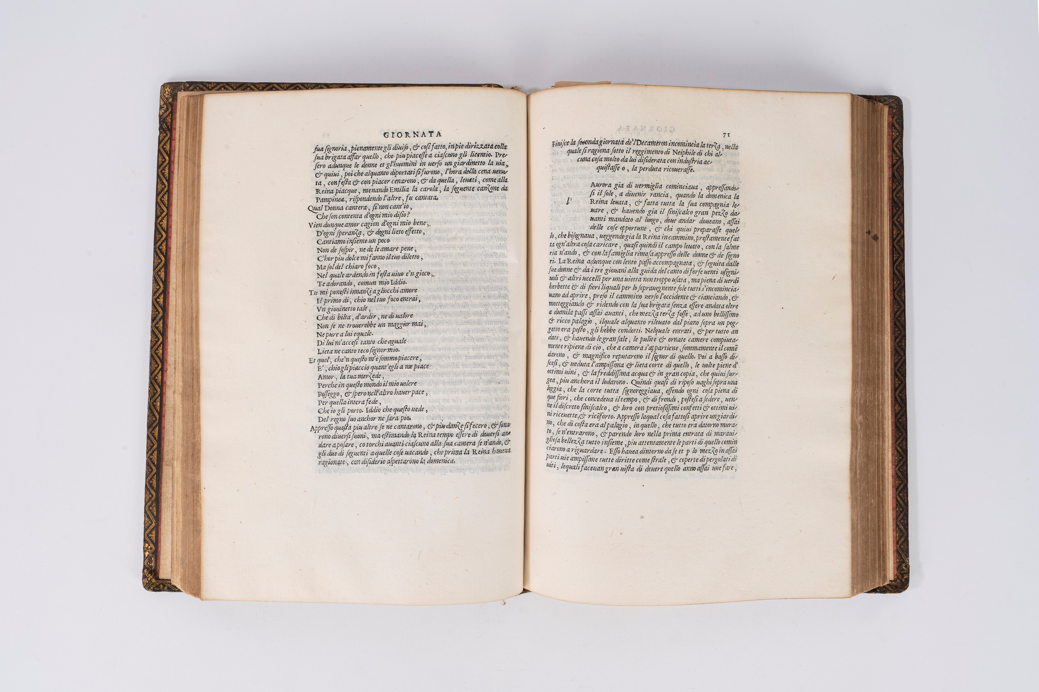 Il Decamerone di M. G. B. nuovamente corretto et con diligentia stampato