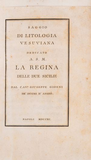An essay on Vesuvian lithology. Dedicated to Her Majesty the Queen of the Two Sicilies.
