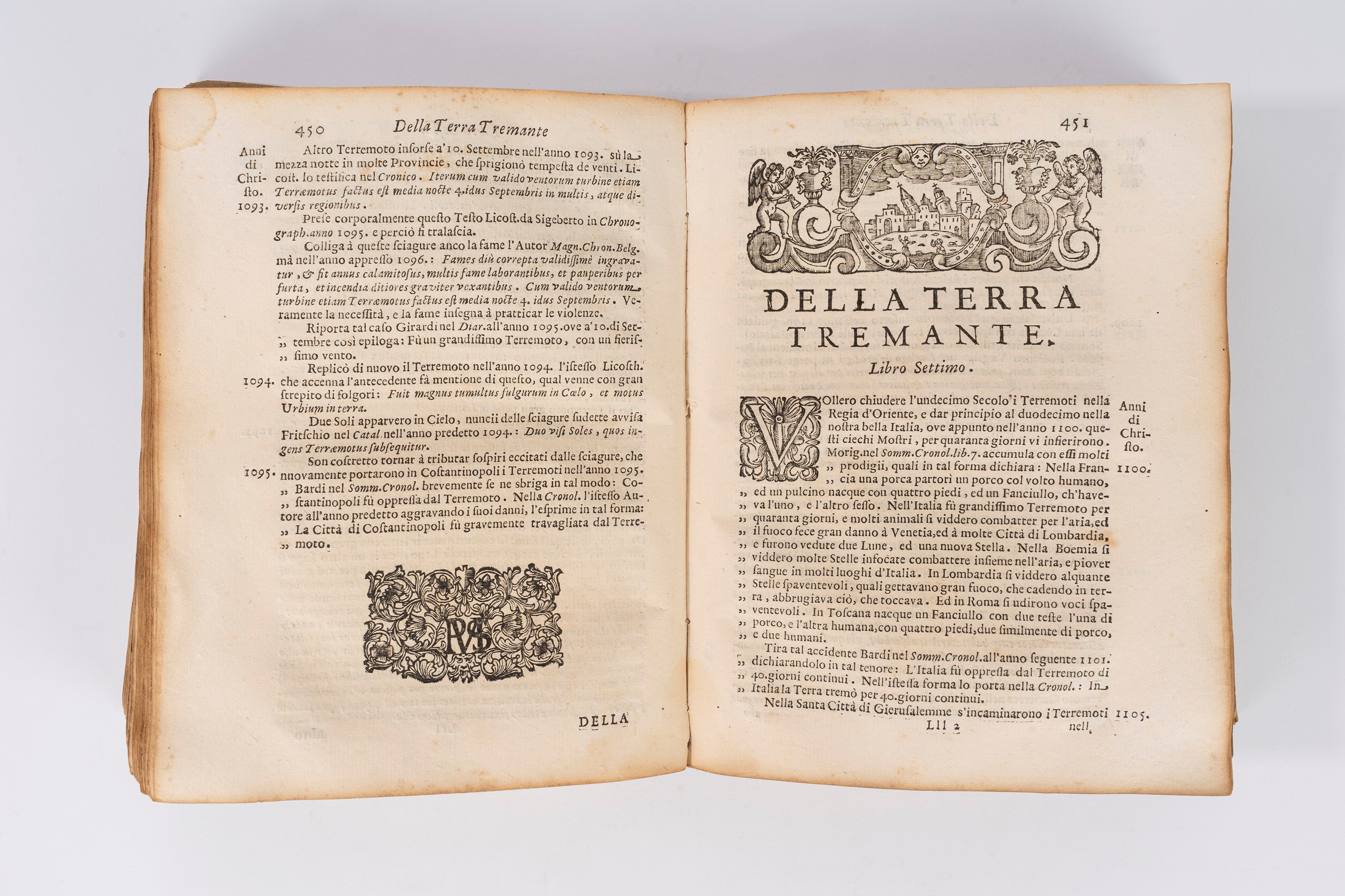Terra tremante overo continuatione de Terremoti dalla Creatione del Mondo fino al tempo presente
